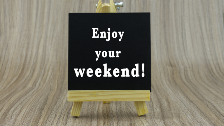 Rest This Weekend 20 Other Ways to Say
