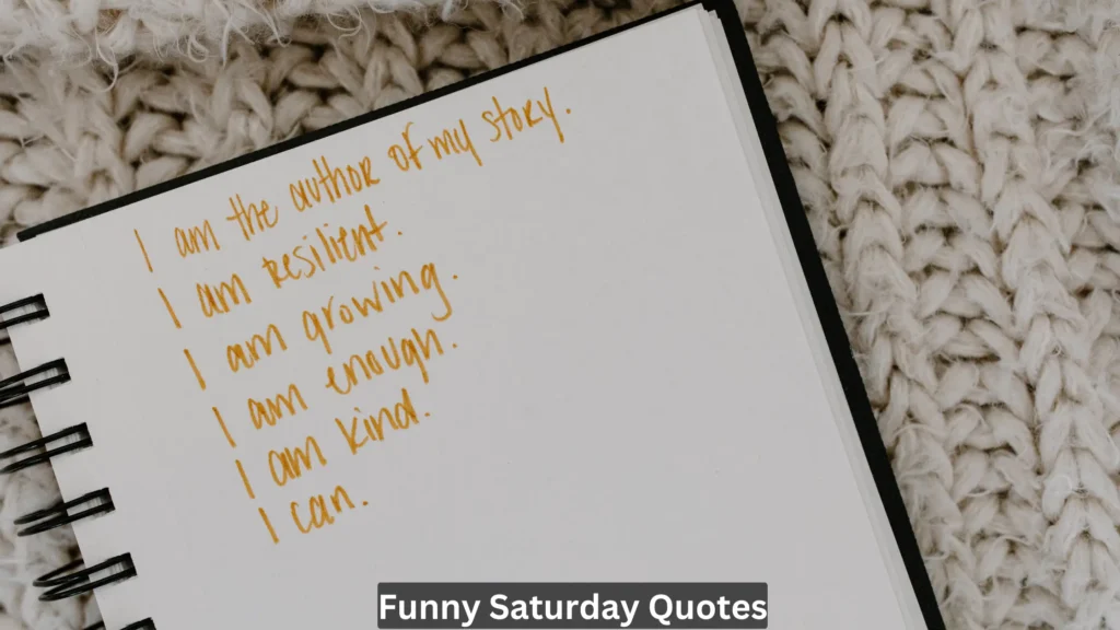 Funny Saturday Quotes