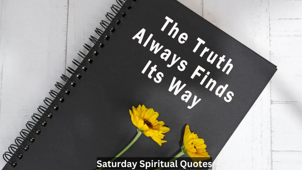 Saturday Spiritual Quotes